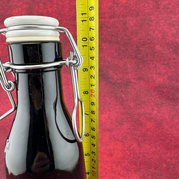 COUNTRY CORK  BLACK MILK VINTAGE SNAP LID STOPPER BOTTLE 750 ml RUSTIC IRISH - Picture 8 of 8